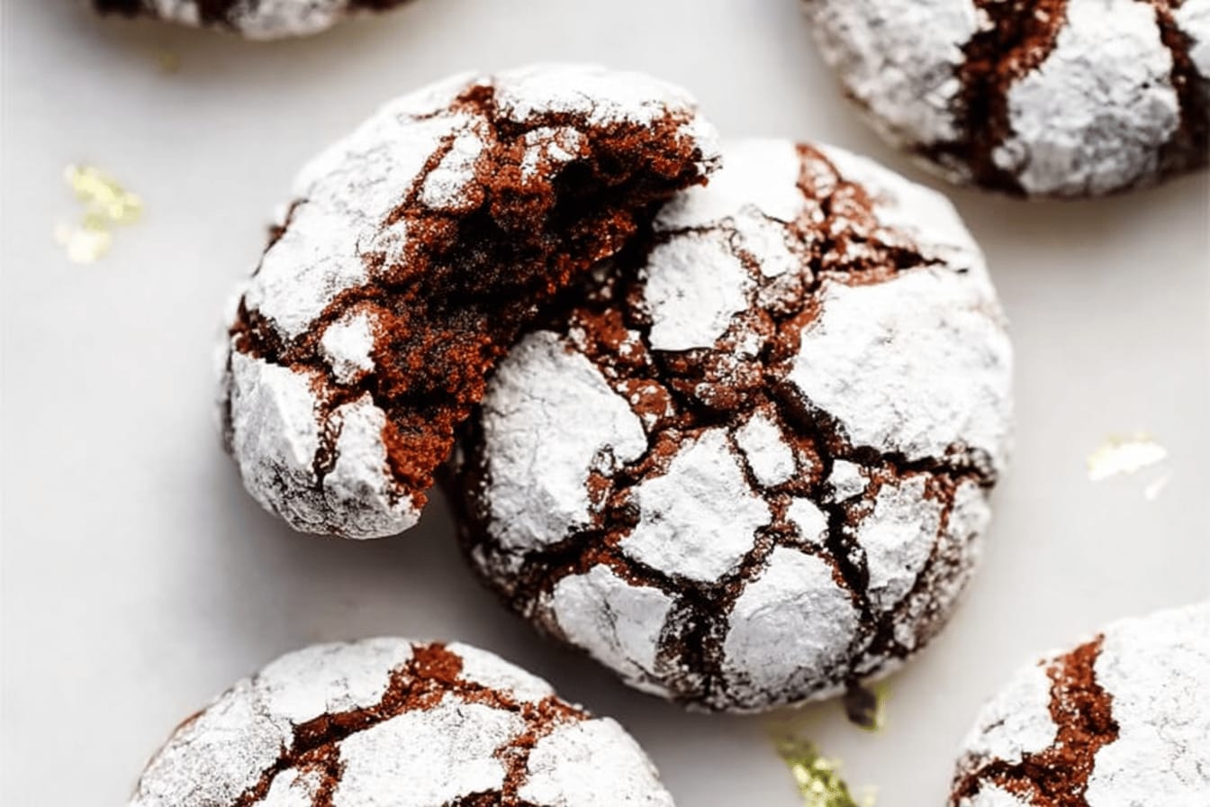 Delicious Chocolate Crinkle Cookies Recipe