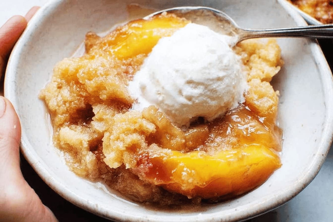 Delicious Homemade Peach Cobbler Recipe