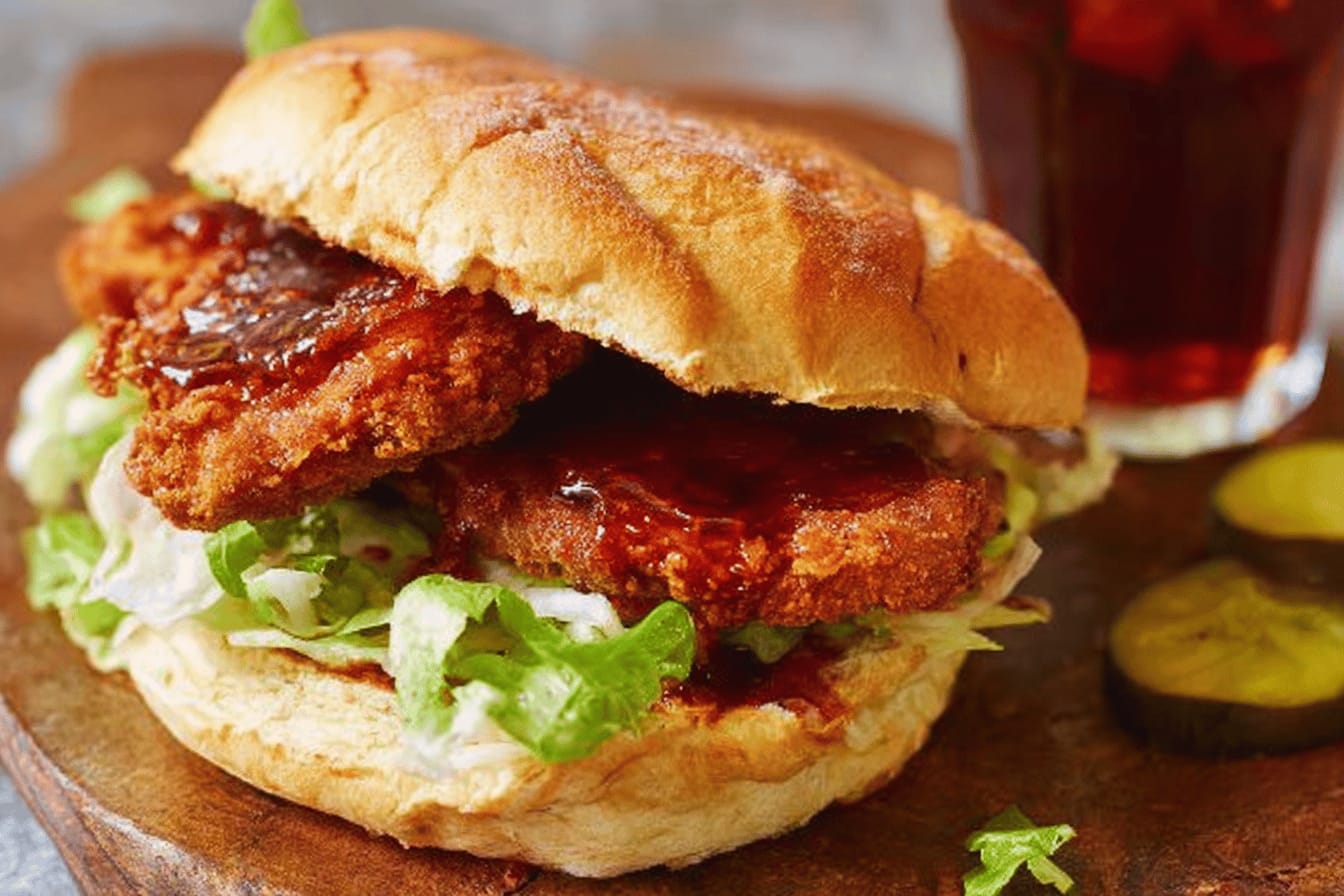 Delicious Hot Honey Chicken Sandwich Recipe
