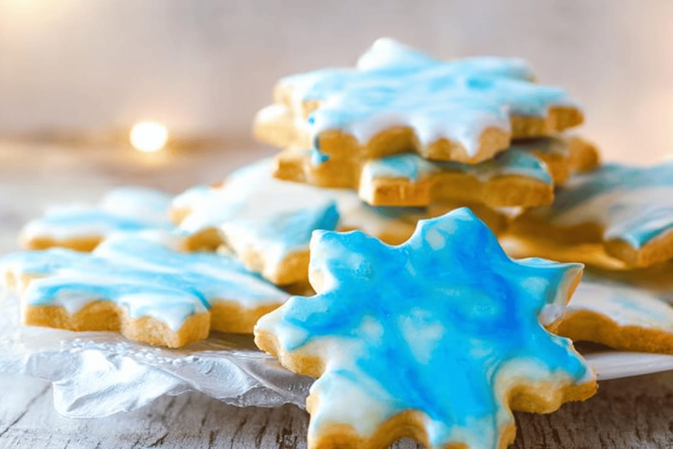 Delicious Iced Butter Cookies Recipe
