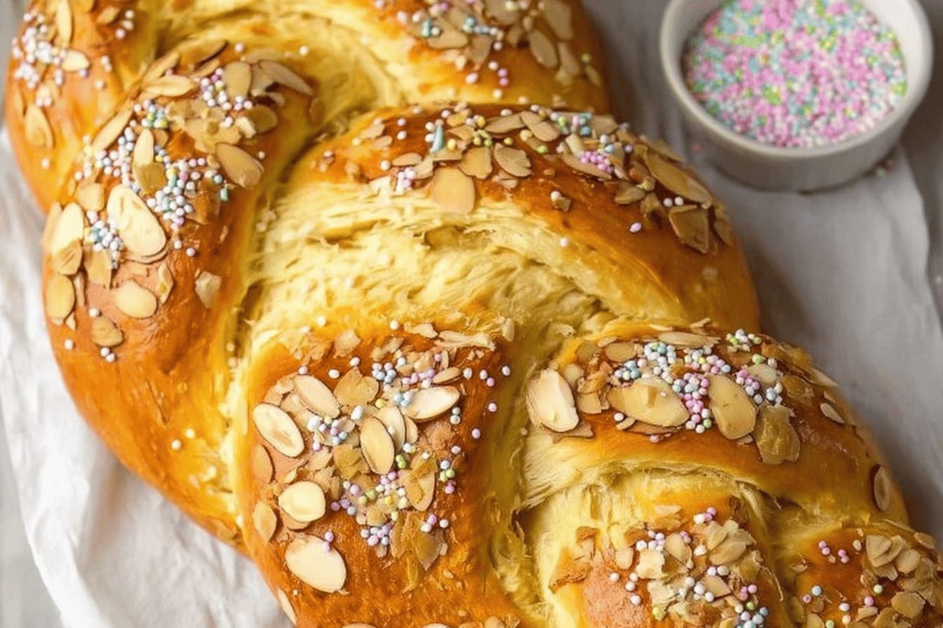 Delicious Orange Almond Easter Bread Recipe