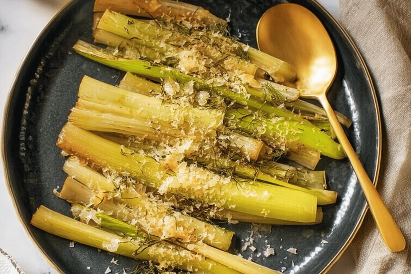 Delicious Sautéed Leeks with Parmesan Recipe