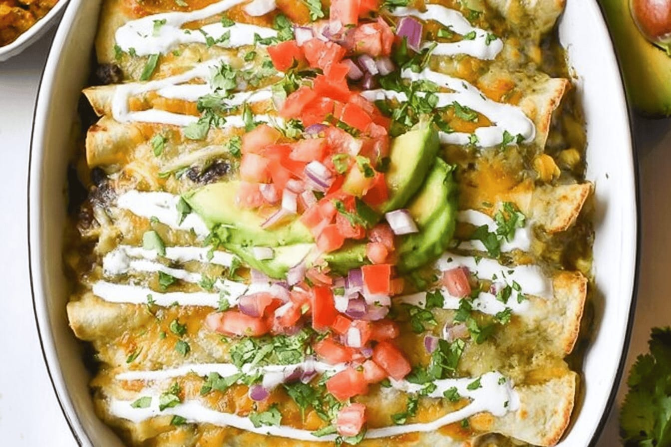 Delicious Sweet Potato Enchiladas Recipe