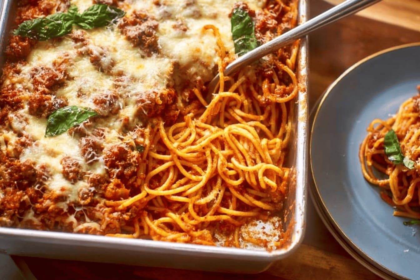 Easy Baked Spaghetti Recipe for Families