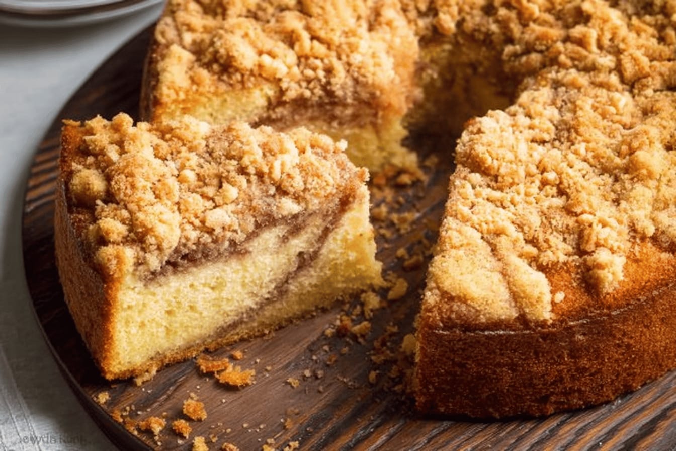 Easy Cake Mix Coffee Cake Recipe