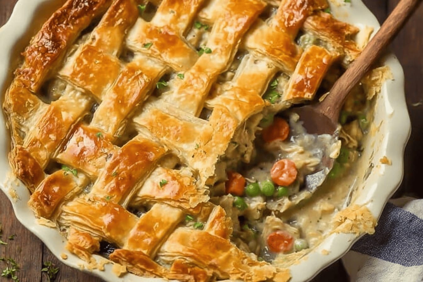 Easy Chicken Pot Pie Casserole Recipe