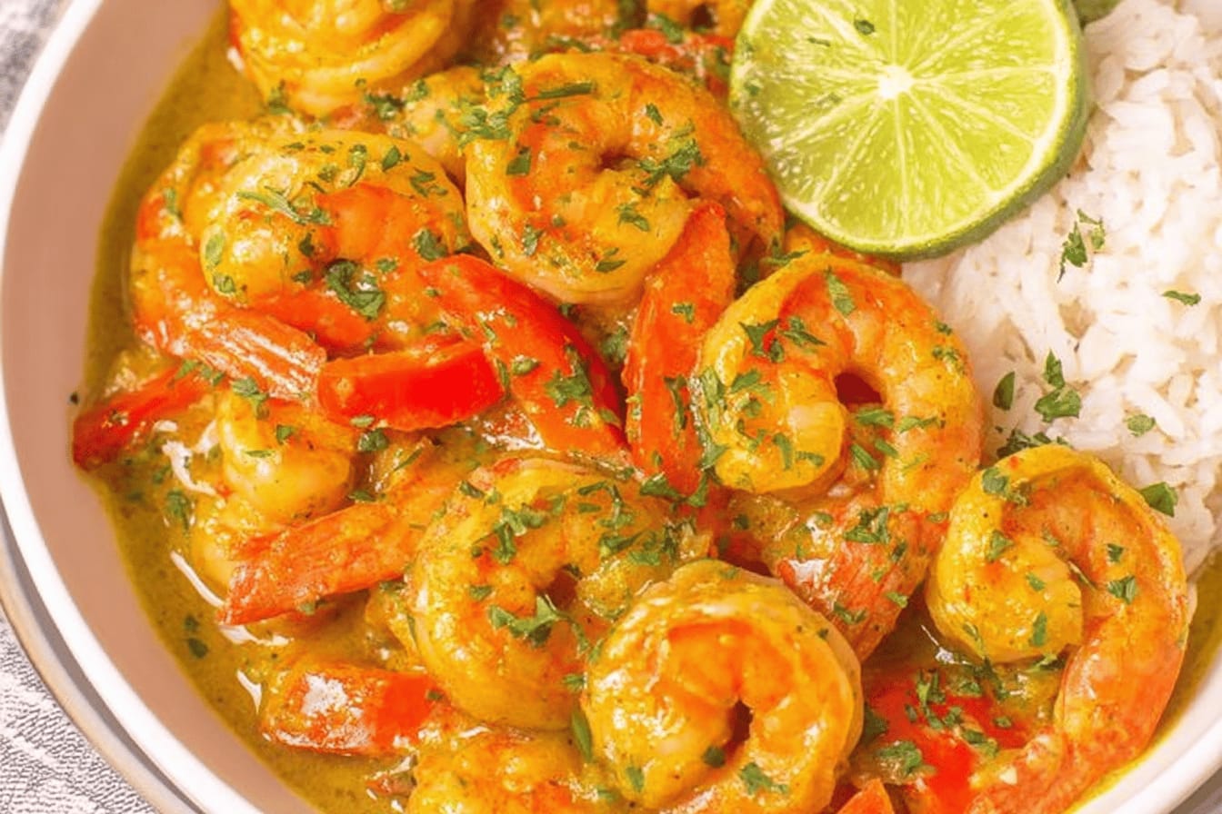 Easy Coconut Curry Shrimp Recipe