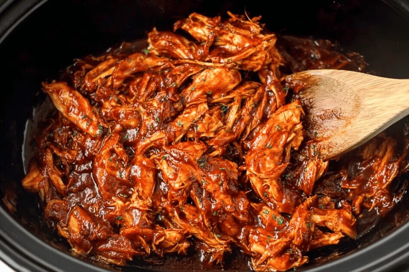 Easy Crockpot BBQ Chicken Recipe