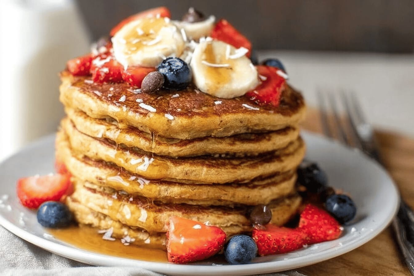 Easy Dairy-Free Banana Pancakes Recipe