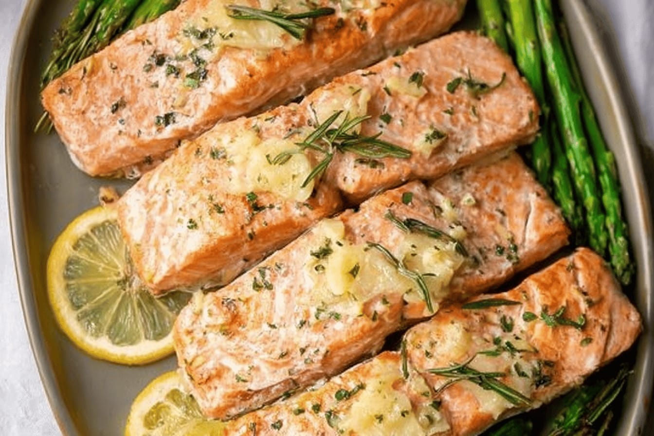 Easy Garlic Butter Grilled Salmon Recipe