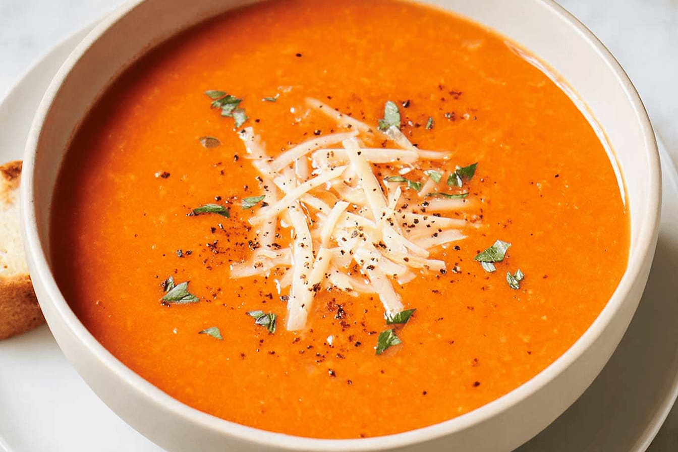 Easy Homemade Tomato Soup Recipe