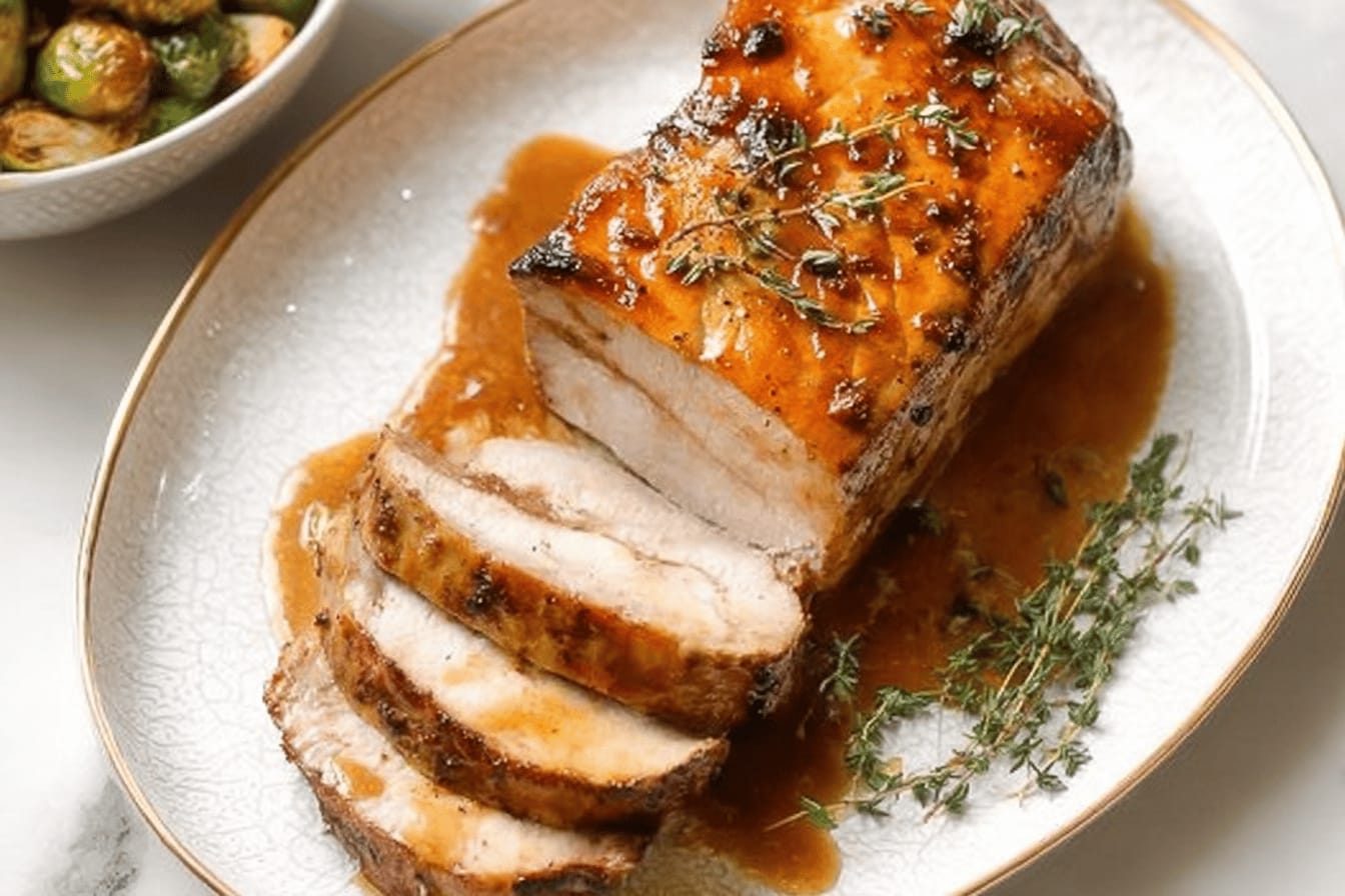 Easy Juicy Roasted Pork Loin Recipe