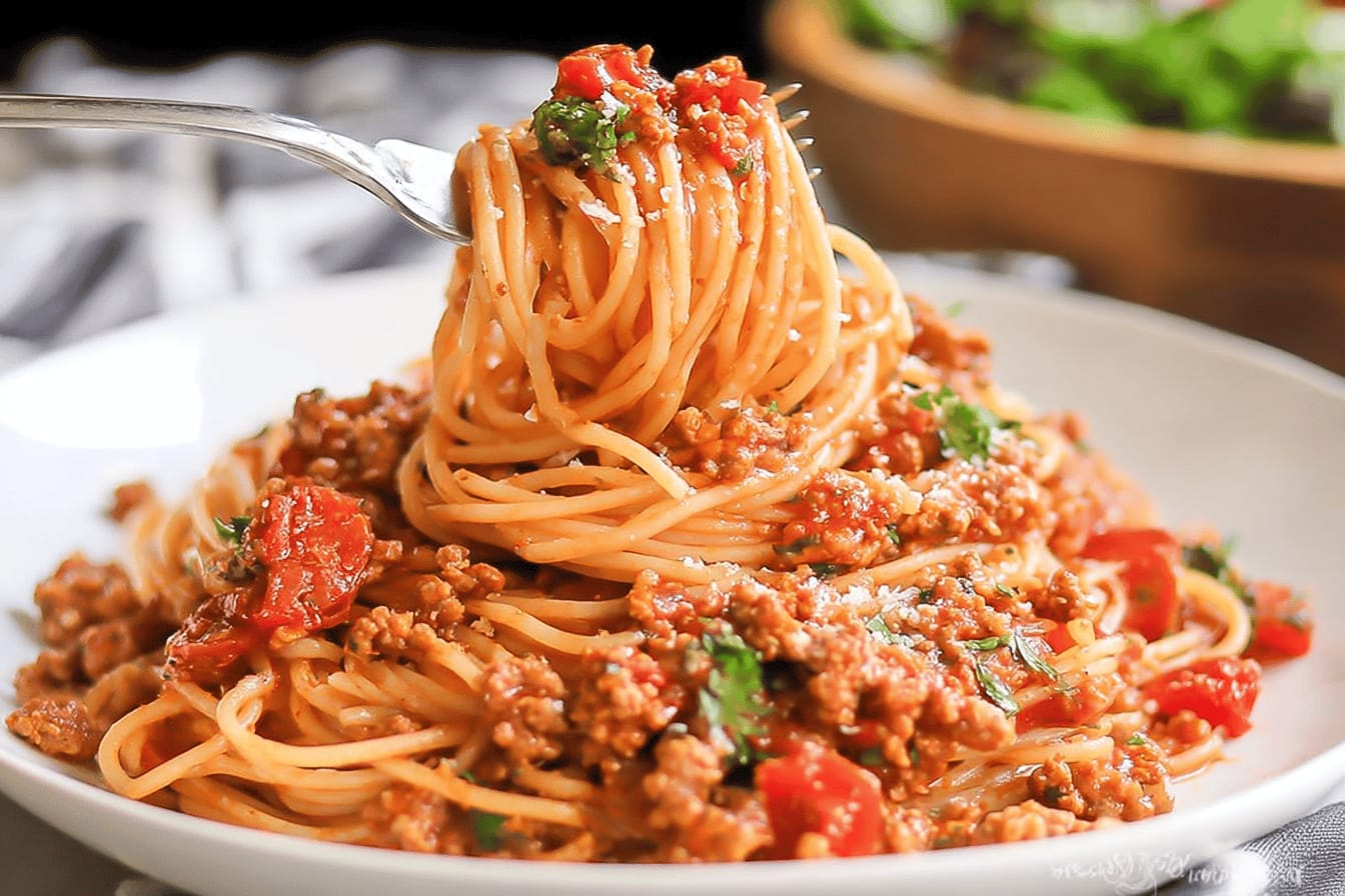 Ground Turkey Spaghetti Easy Family Recipe