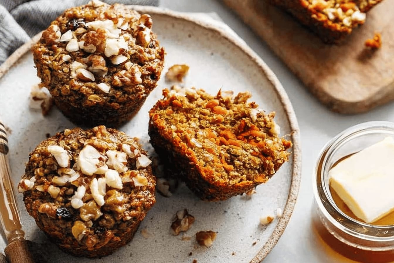 Healthy Carrot Muffins Recipe for Breakfast