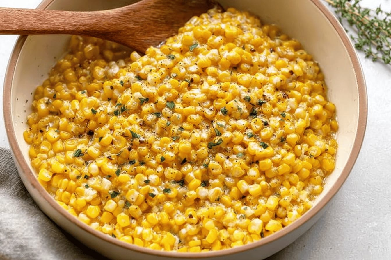 Honey Butter Skillet Corn Recipe Delight