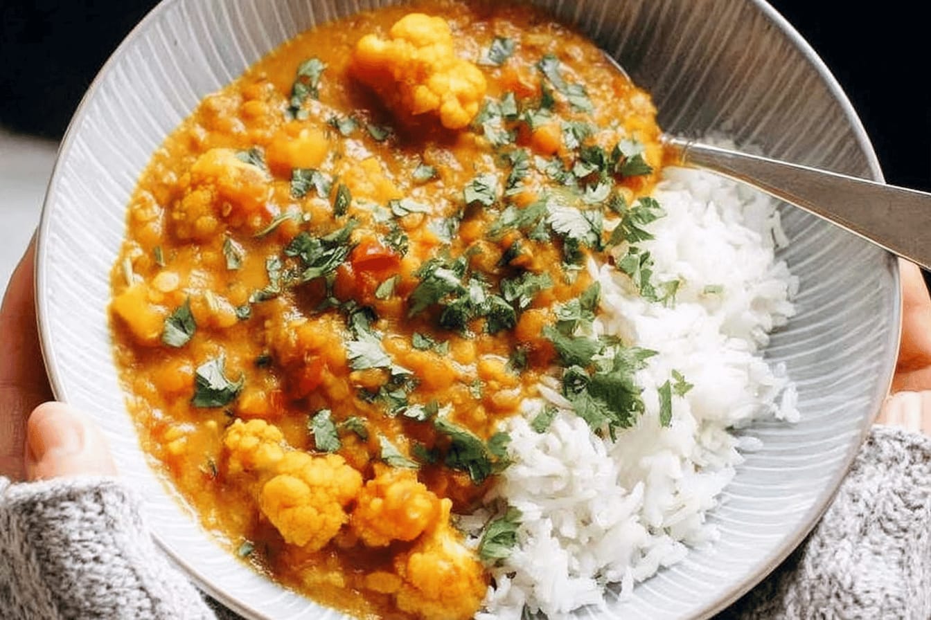 Instant Pot Cauliflower Curry Recipe Delight