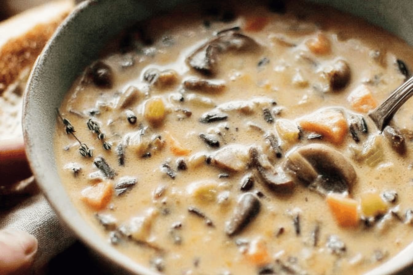 Instant Pot Wild Rice Soup Recipe