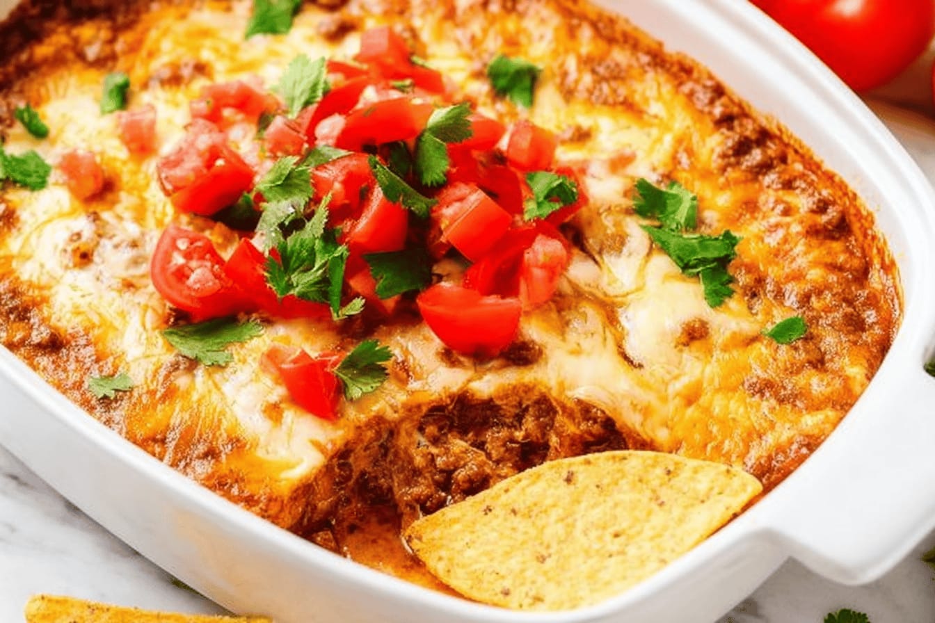 Irresistible Hot Taco Dip Recipe