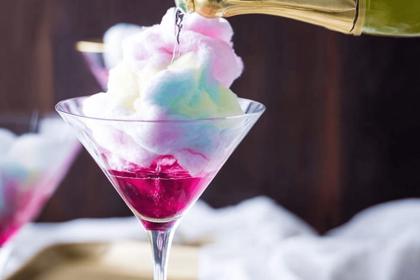 Magic Cotton Candy Martini Recipe Delight