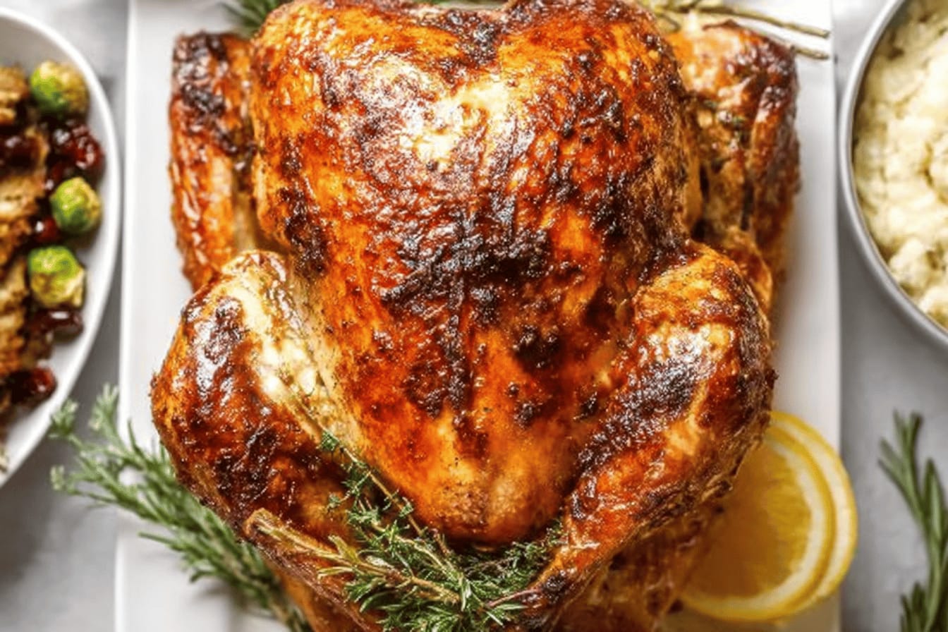 Mayonnaise Roasted Turkey Recipe for Juicy Flavor