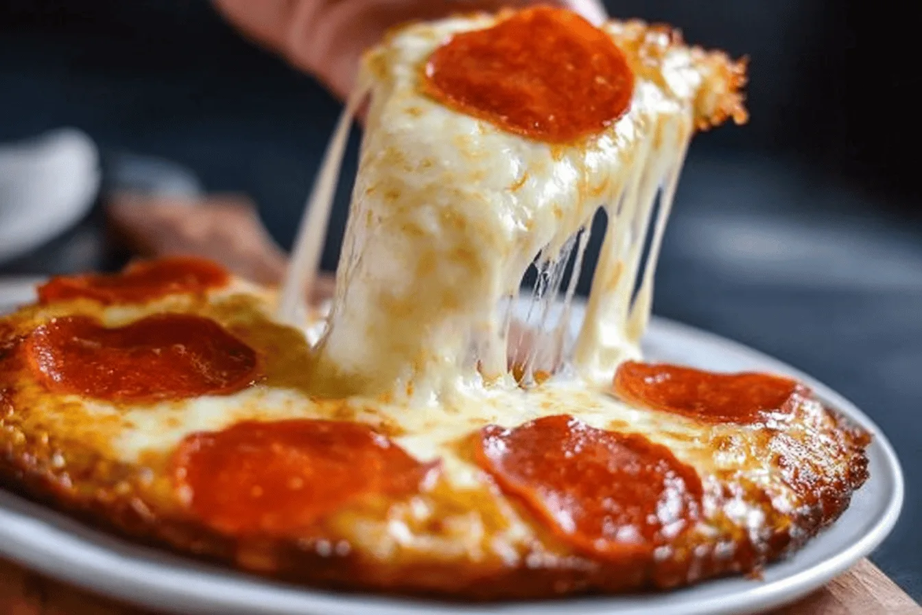 Pretzel Crust Pizza with Cheese Sauce Recipe