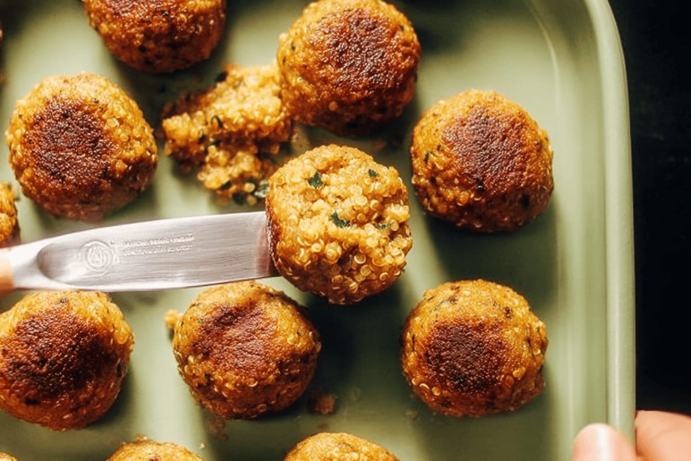 Quick Vegetarian Meatballs in 30 Minutes