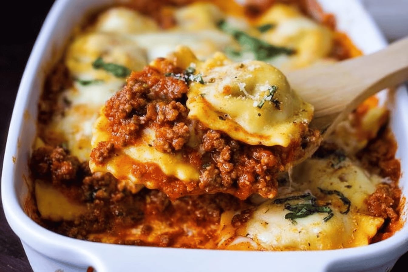 Ravioli Lasagna Bake Recipe Easy and Delicious