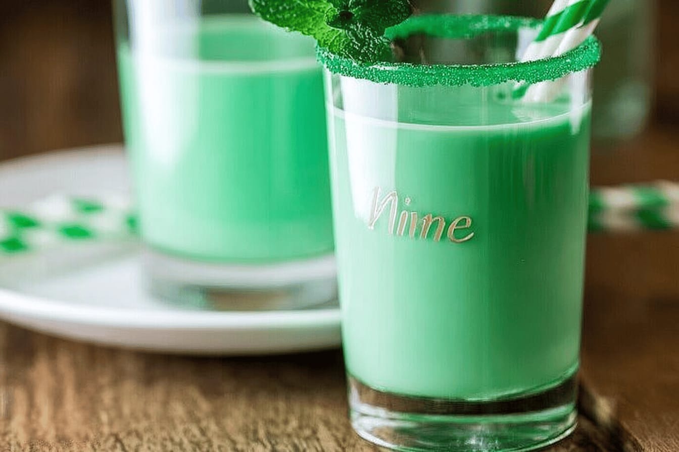 Refreshing Vanilla Mint Green Milk Recipe