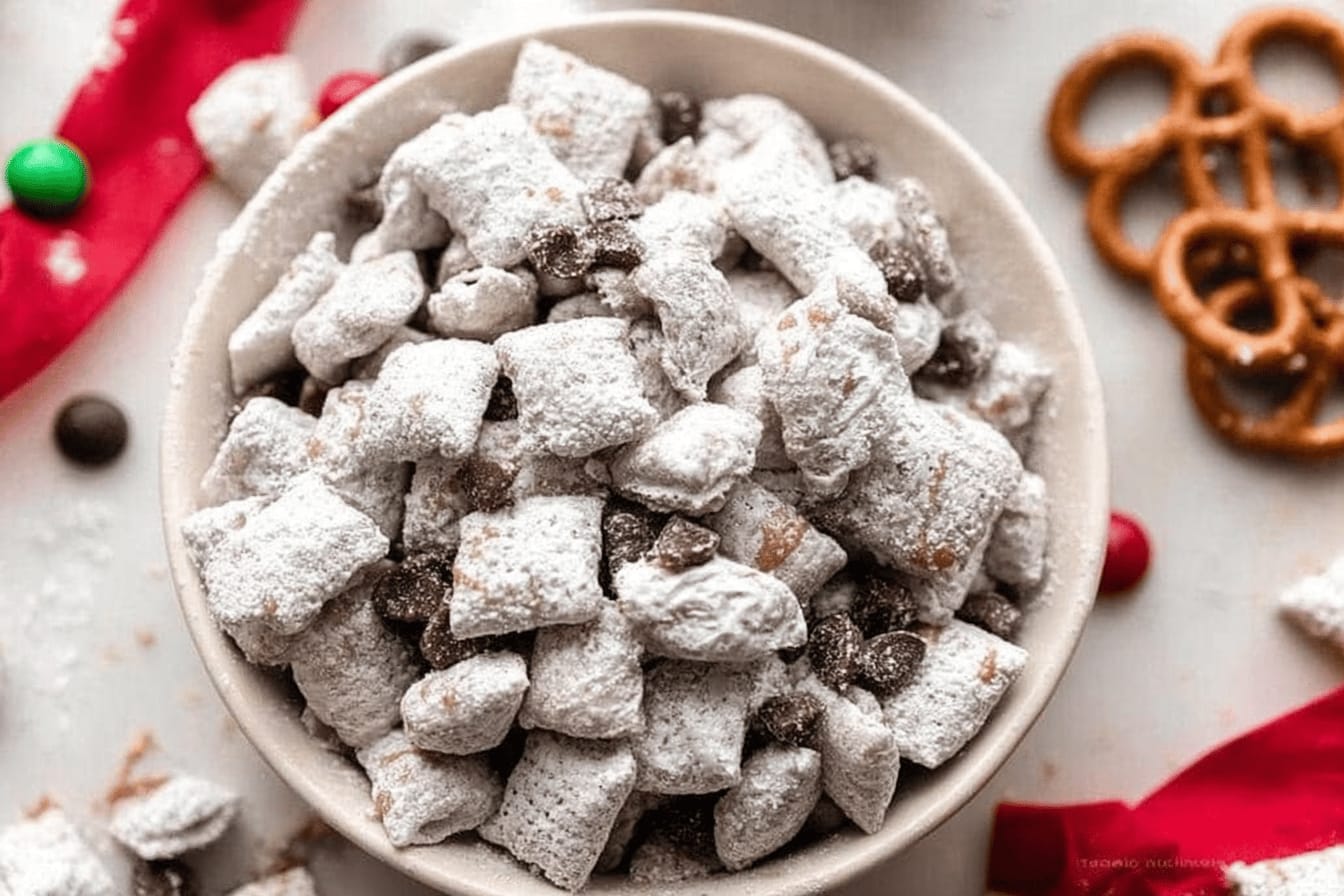 Salted Caramel Puppy Chow Recipe Delight