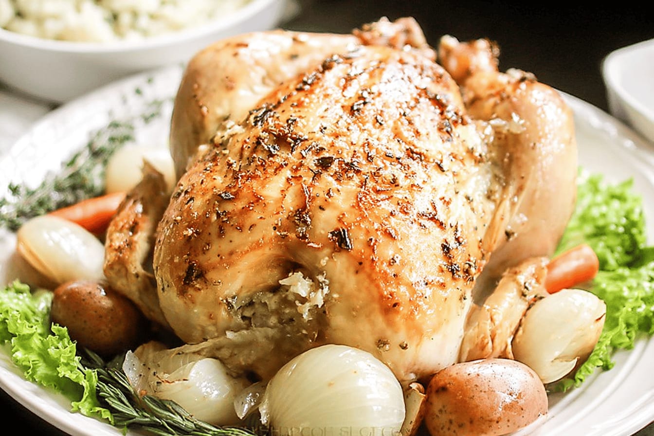 Savory Dutch Oven Roast Chicken Recipe