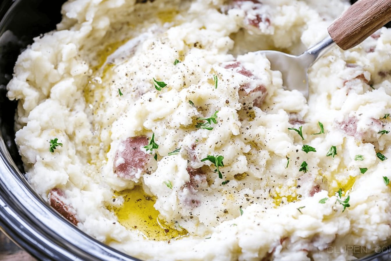 Slow Cooker Mashed Potatoes Made Easy