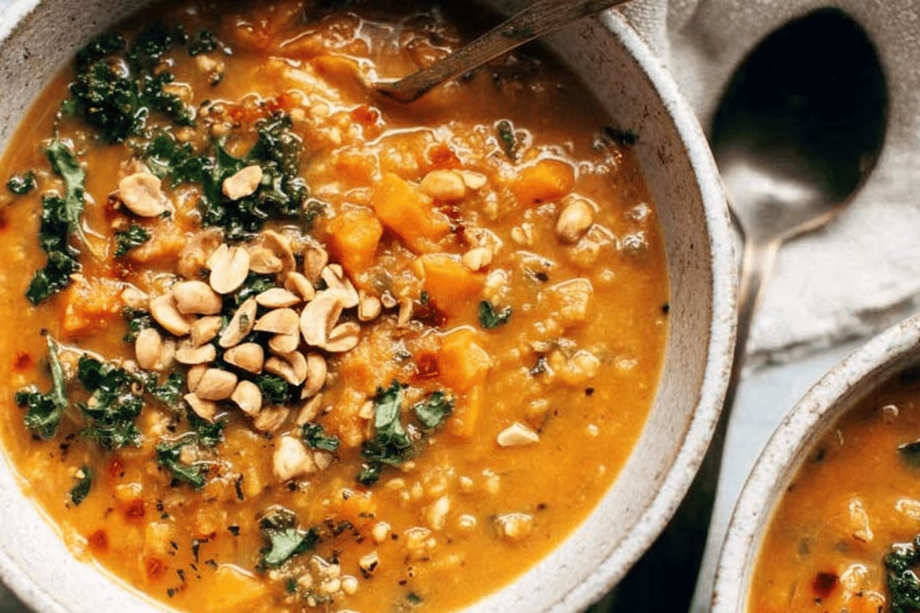 Sweet Potato Peanut Soup Recipe Ideas