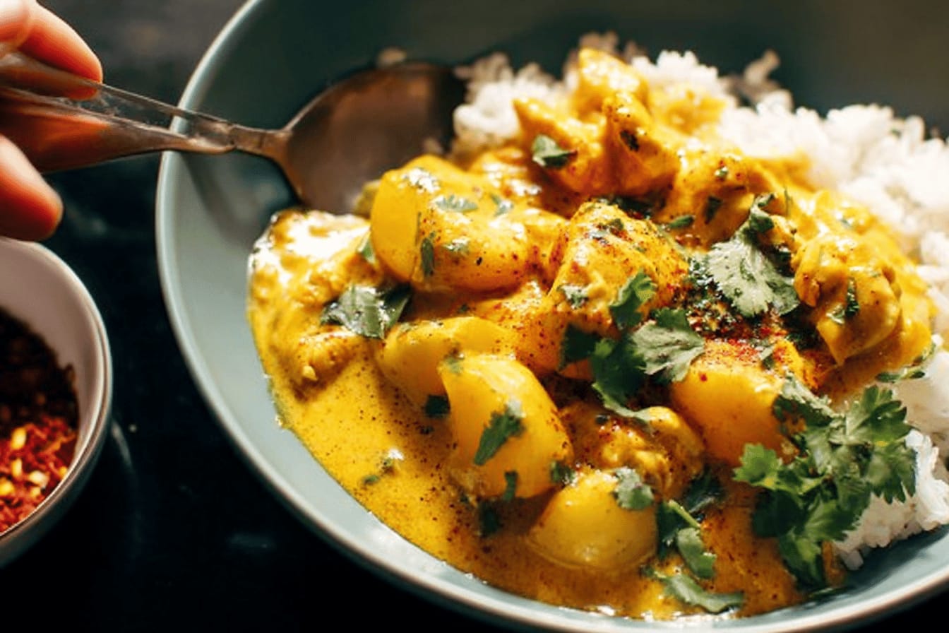 Thai Yellow Chicken Curry with Potatoes Recipe