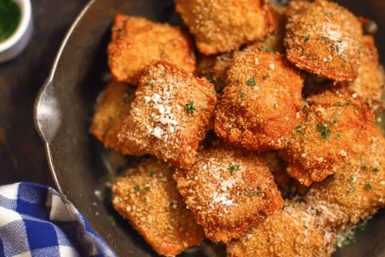 Toasted Fried Ravioli Recipe for Easy Appetizer