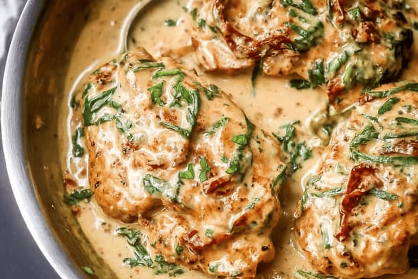 Tuscan Chicken in Creamy Parmesan Sauce