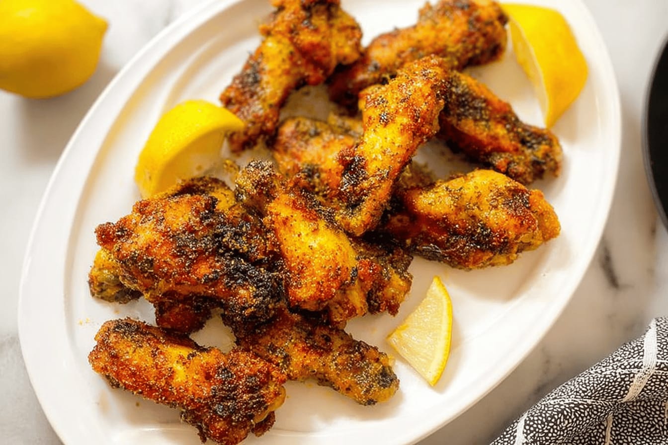Zesty Lemon Pepper Chicken Wings Recipe
