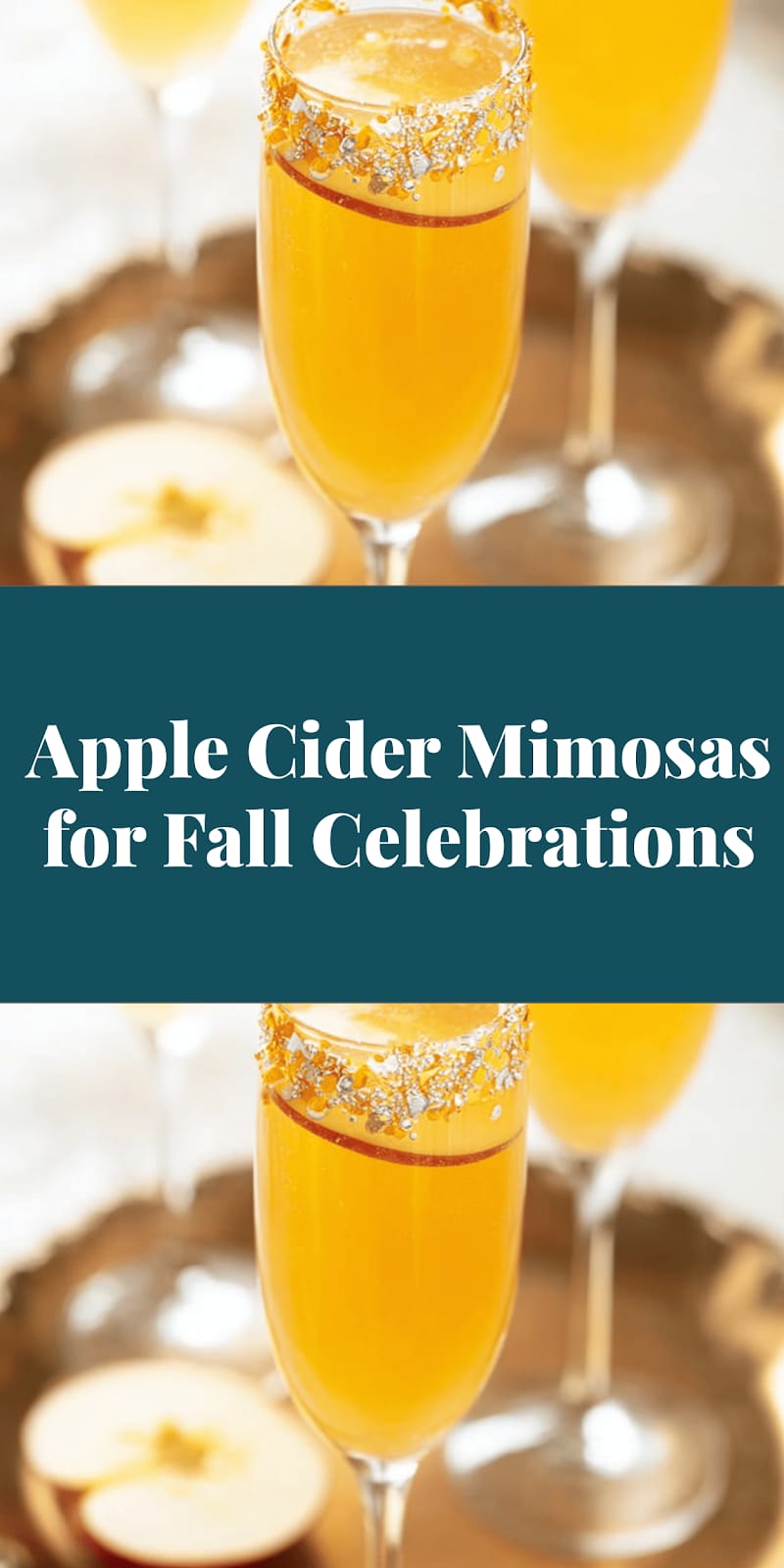 Apple Cider Mimosas for Fall Celebrations