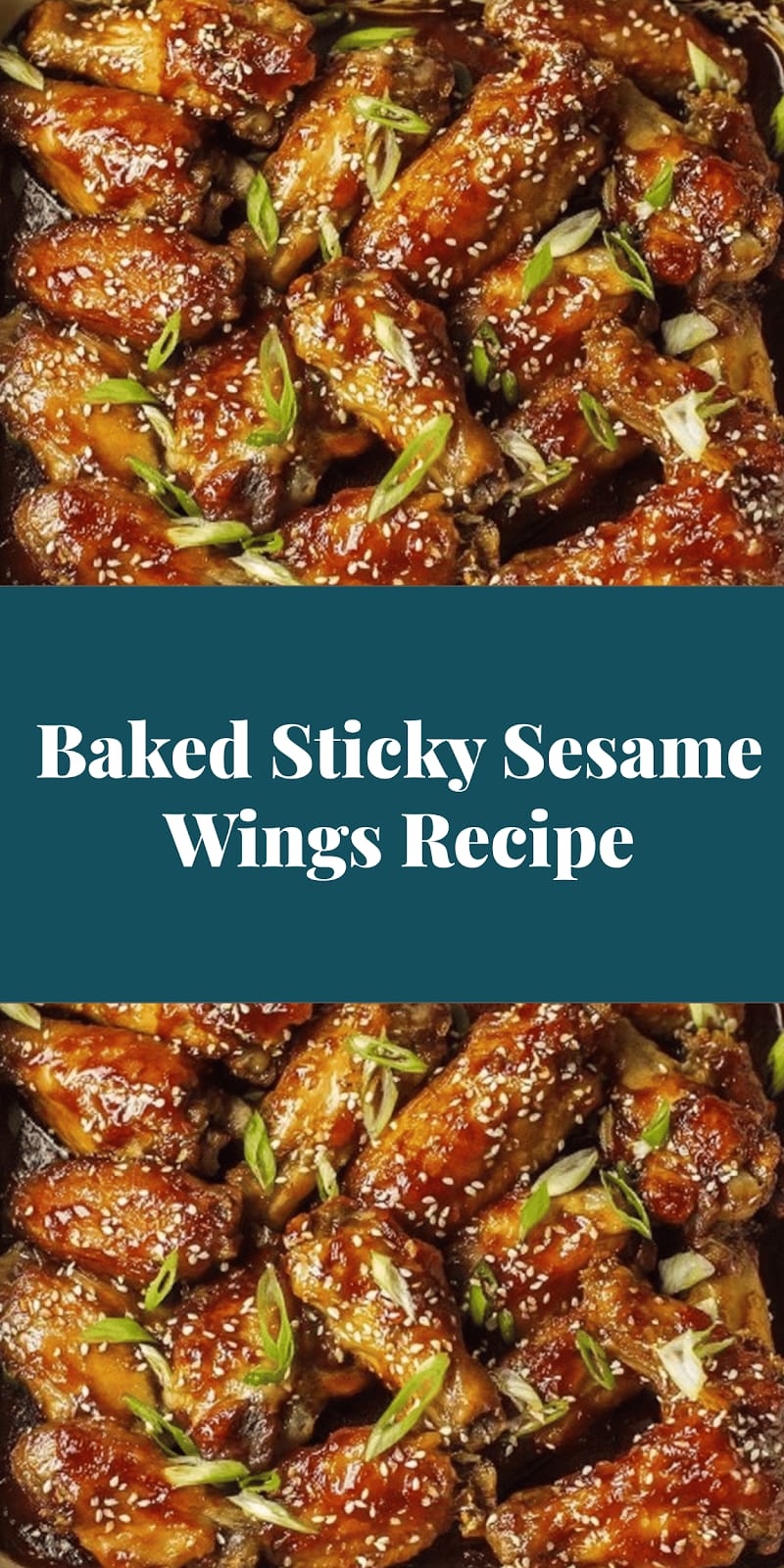 Baked Sticky Sesame Wings Recipe
