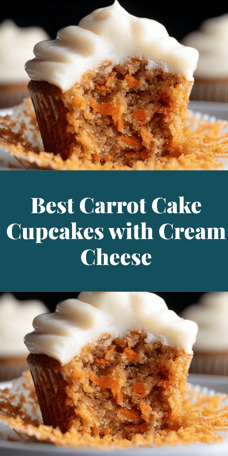 Best Carrot Cake Cupcakes with Cream Cheese