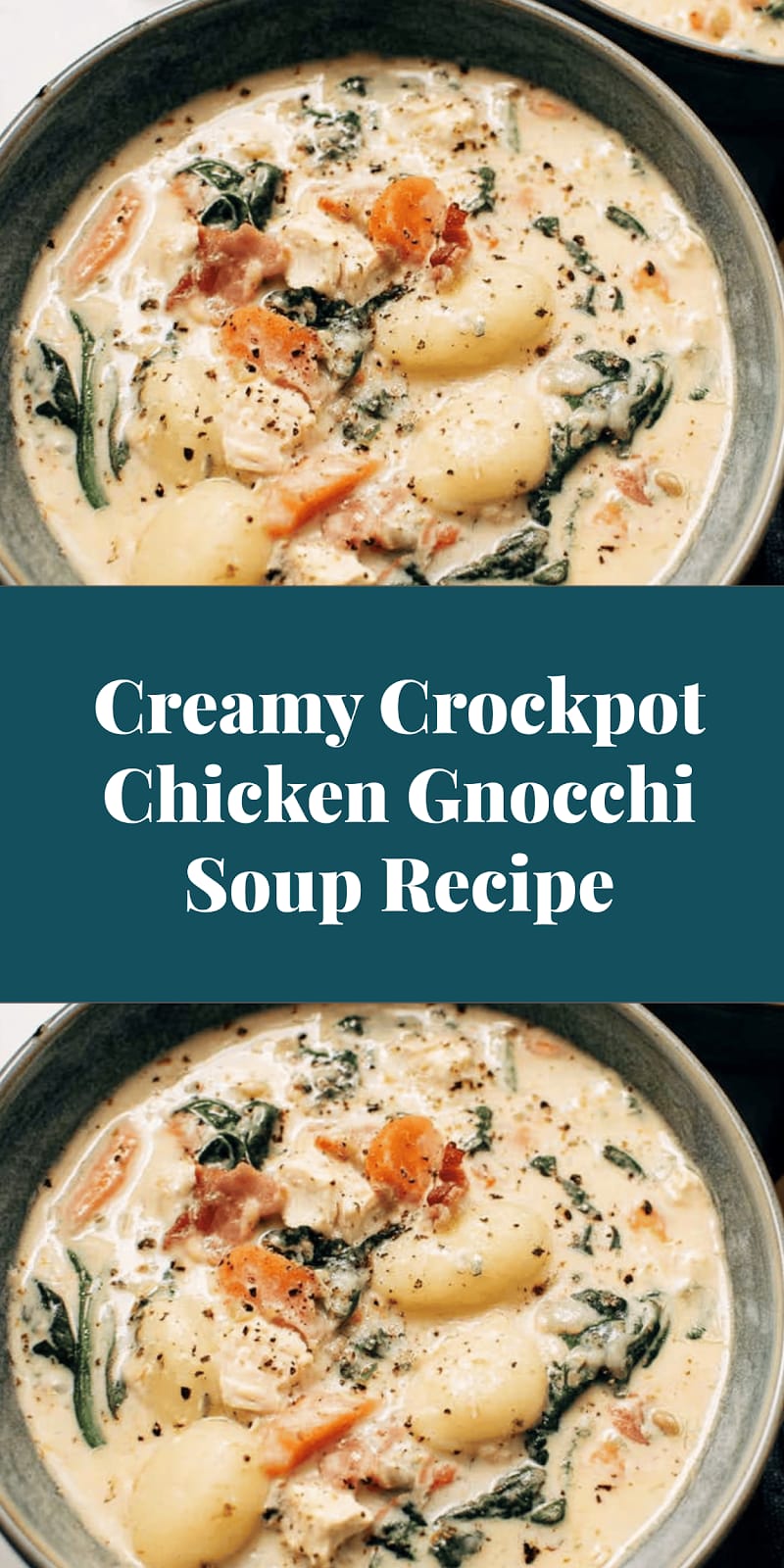 Creamy Crockpot Chicken Gnocchi Soup Recipe