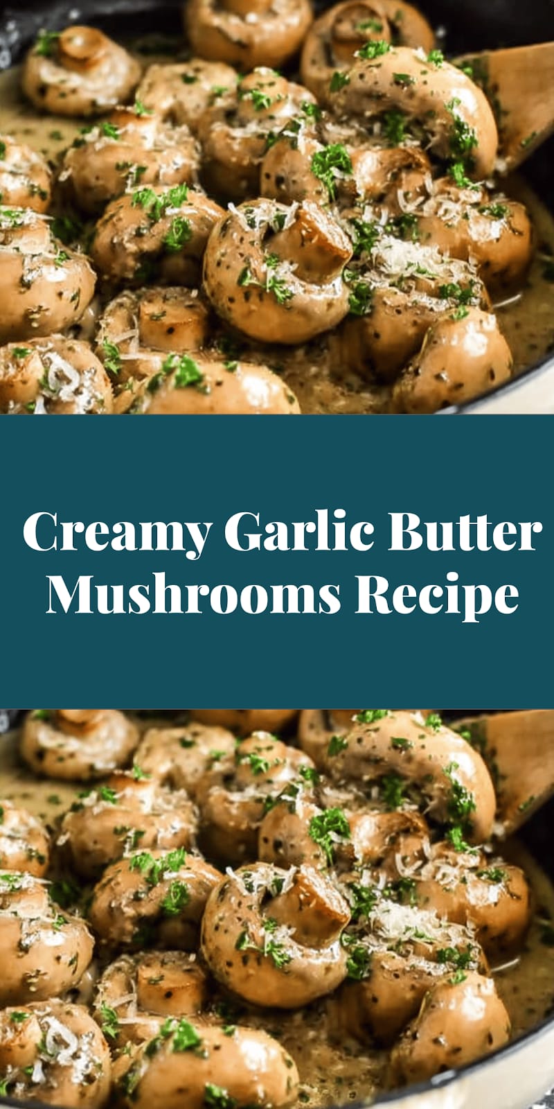 Creamy Garlic Butter Mushrooms Recipe