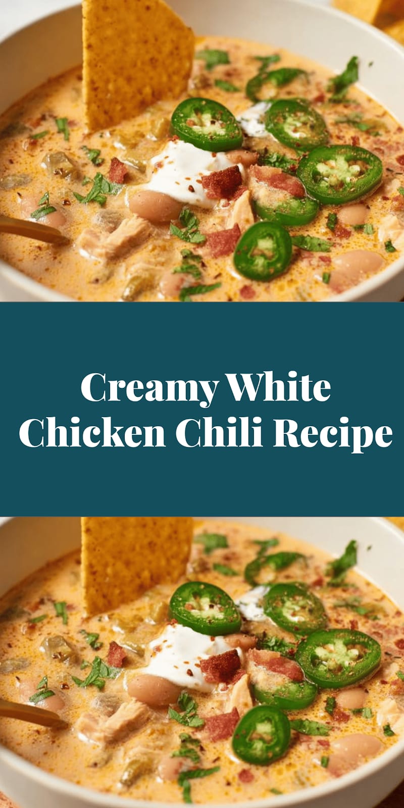 Creamy White Chicken Chili Recipe