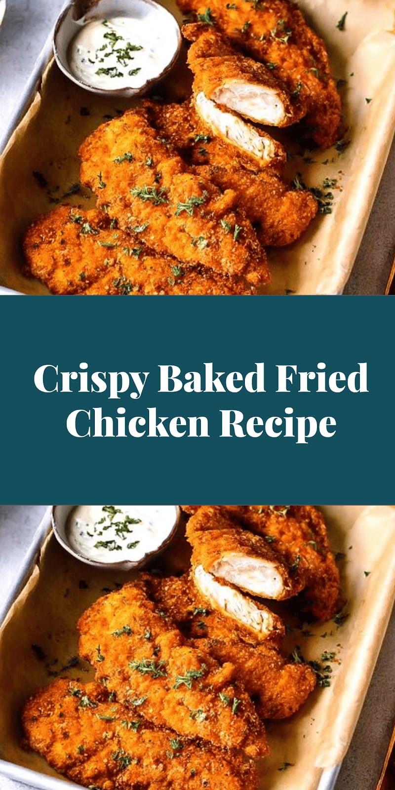 Crispy Baked Fried Chicken Recipe
