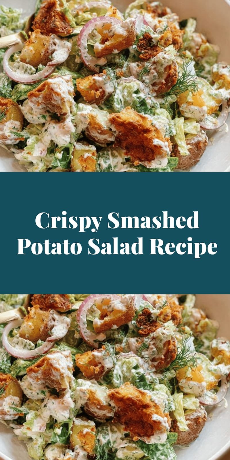 Crispy Smashed Potato Salad Recipe