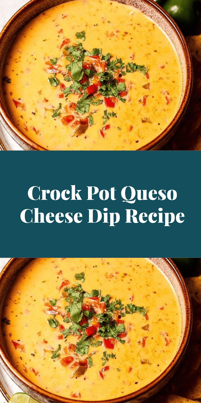 Crock Pot Queso Cheese Dip Recipe