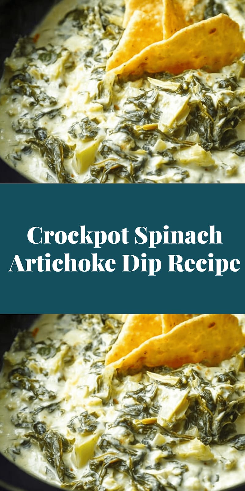 Crockpot Spinach Artichoke Dip Recipe