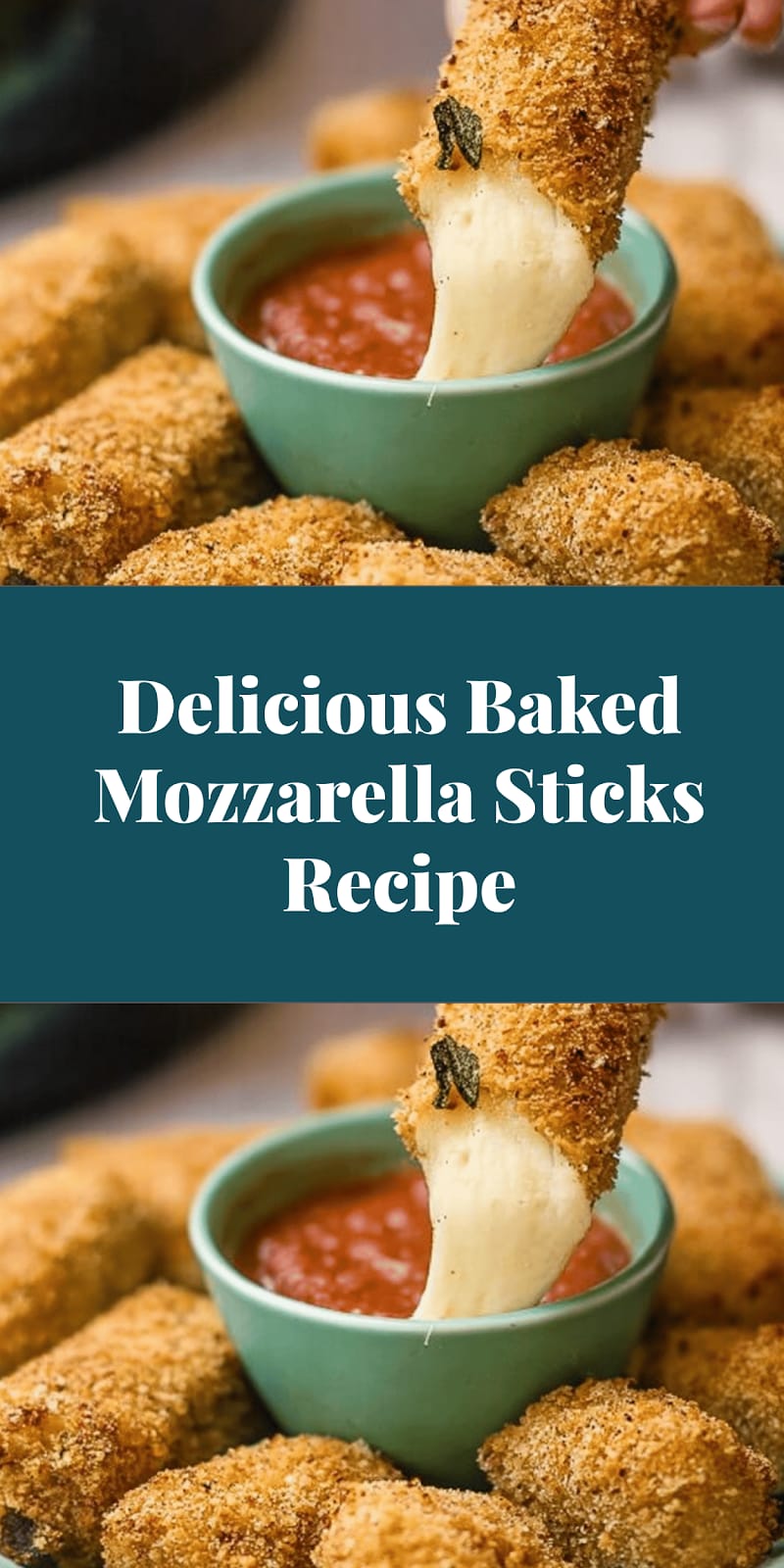 Delicious Baked Mozzarella Sticks Recipe
