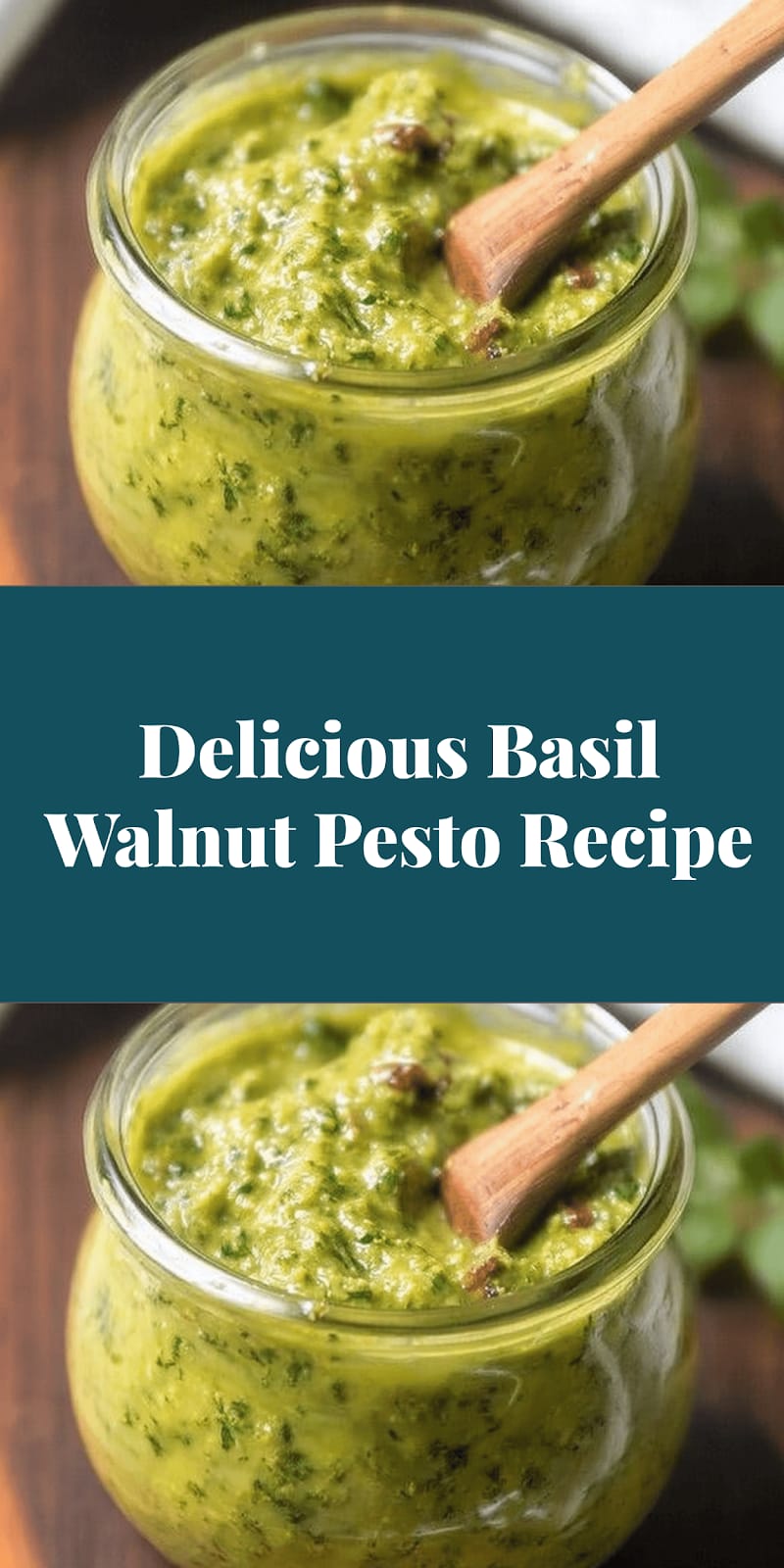 Delicious Basil Walnut Pesto Recipe