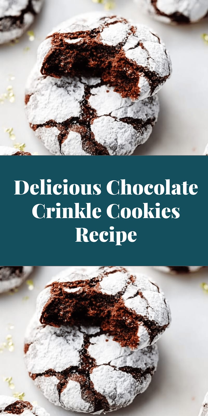 Delicious Chocolate Crinkle Cookies Recipe
