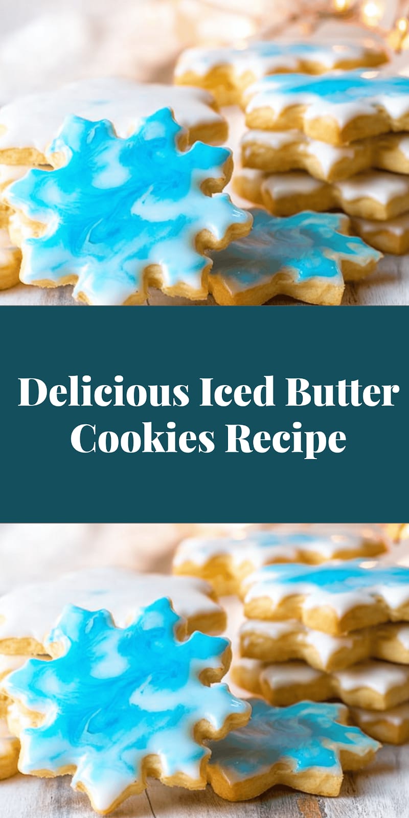 Delicious Iced Butter Cookies Recipe